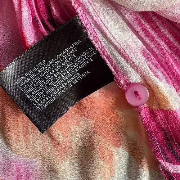 East 5th Multicolor Floral Ruffle Blouse - Picture 8 of 10